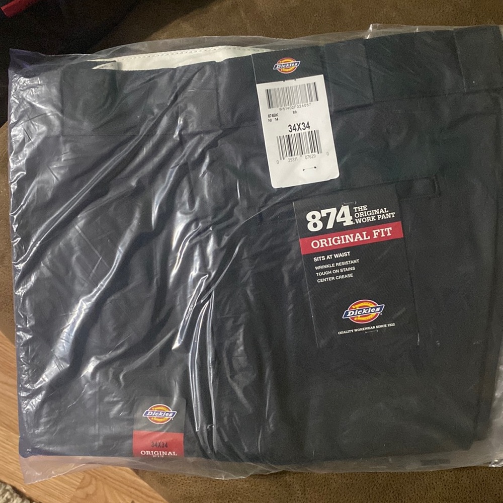 BNWT dickies 874 black 34/34